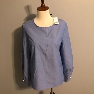 Banana Republic Blue Blouse Small